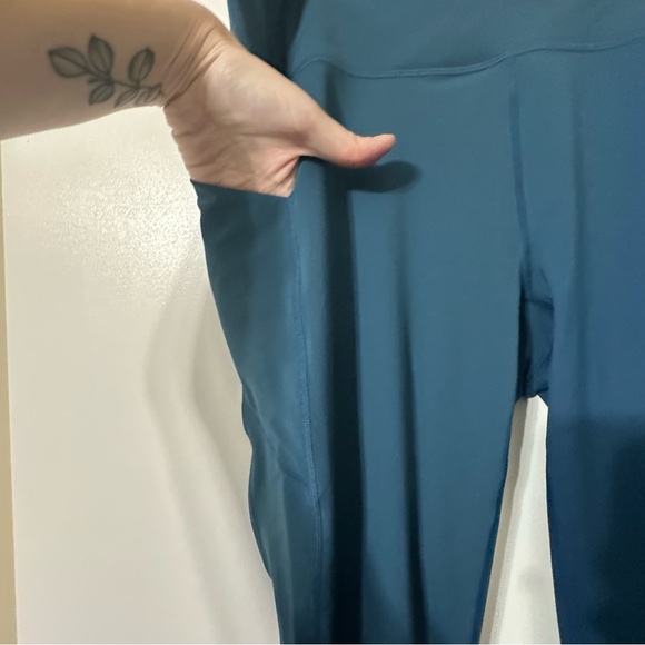 Teal Fabletics Pureluxe Leggings Size XL - Picture 2 of 7